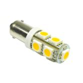 LED auto žárovka 12V LED BA9S H6W 9SMD5050  1,8W